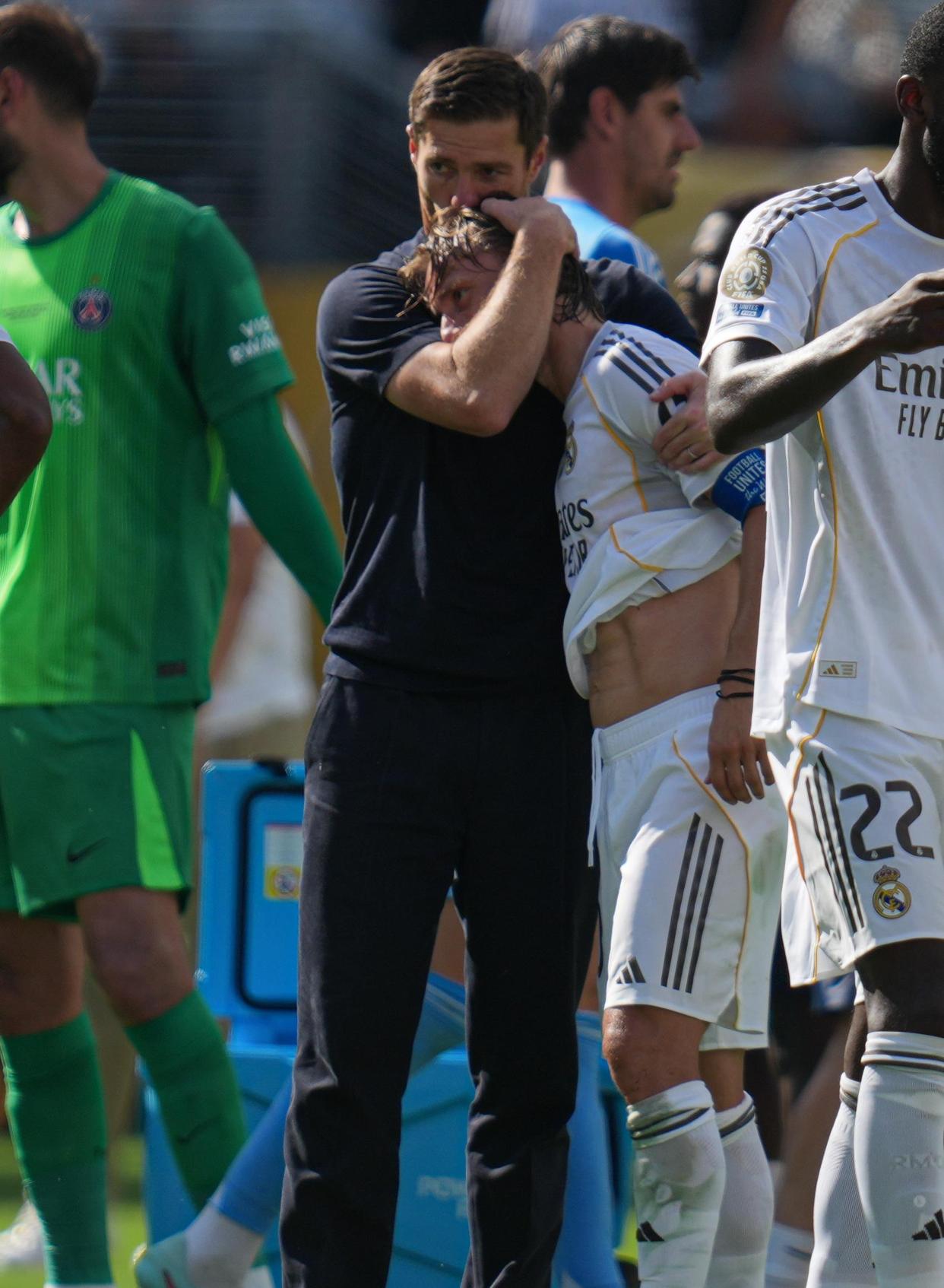 皇马逆转日本，马尔基尼奥斯关键制胜