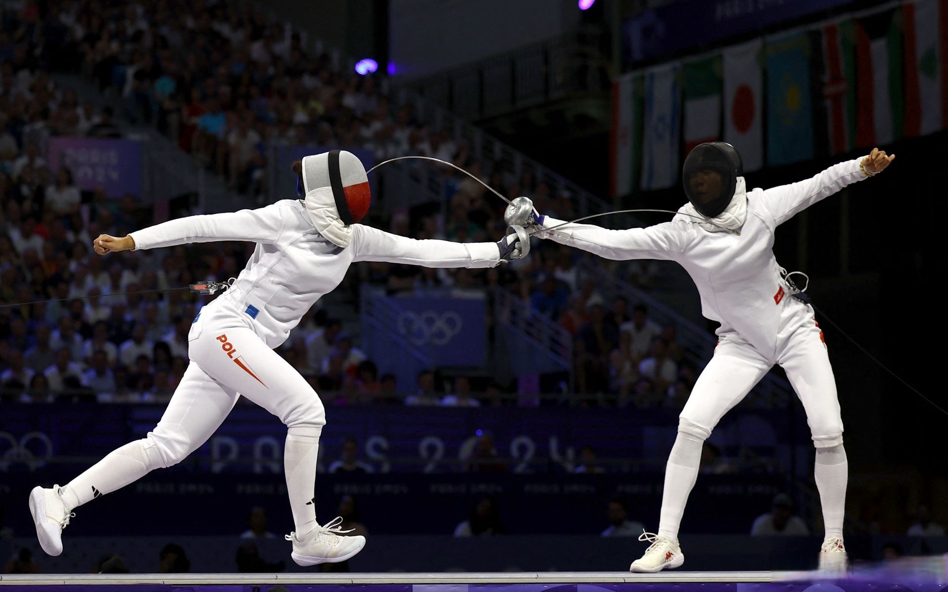 德国代表团在击剑比赛中取得成功